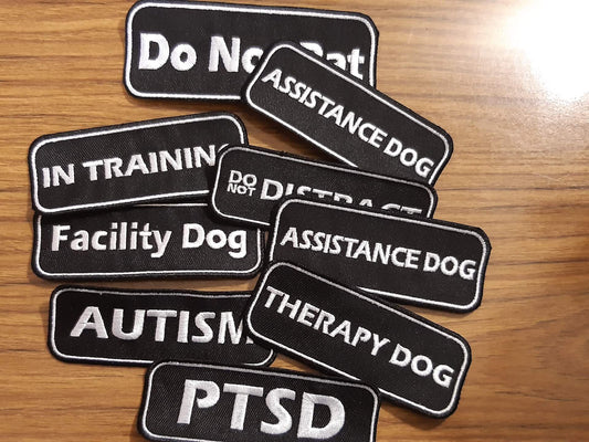 Extra Patches for Assistance & Therapy Dog Vests